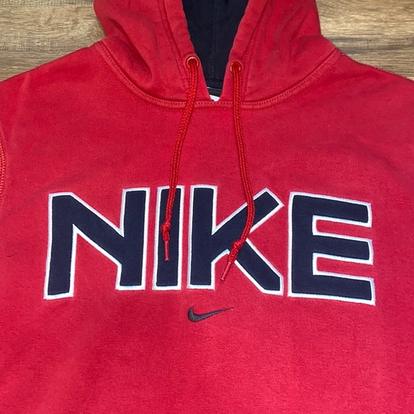 2010 Nike center swoosh spell out hoodie - Picture 2 of 5